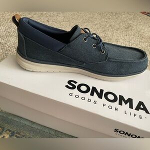 Sonoma Men's Navy Boat Shoes